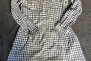 Checkered dress check Zara size S new 100% cotton