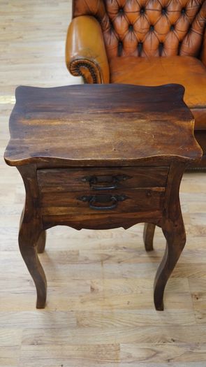 Pair of Sheesham Wood Bedside Tables