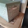 mint green/duck egg storage box Image 2