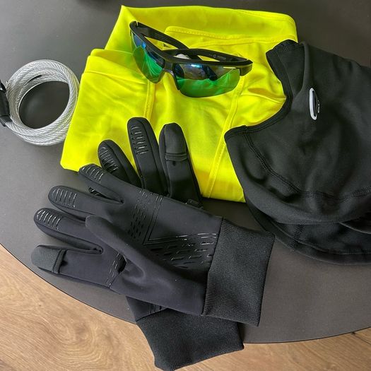Cycling Starter Bundle - Lock, Glasses, Hi-Vis, Gloves & Balaclava