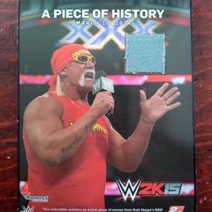 Hulk Hogan WWE 2k15 Plaque