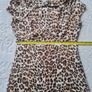 Warehouse Silk Dress Brown Animal Print Dress Image 10