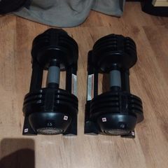 adjustable dumbells