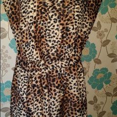 BNWT Atmosphere Jumpsuit Leopard Print size UK18 EUR46 Price includes postage