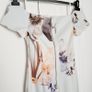 Ted Baker White Floral Bodycon Bardot Dress Off Shoulder Size 1/8UK/36EU Image 6