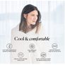 Cura Pearl Classic 150x210, 11kg Premium Cotton Weighted Blanket, Heavy Weighted Duvet, Insomnia Stress Anxiety Relief, White Image 4
