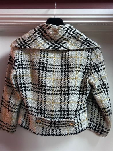 Vintage Celine Cashmere tweed jacket Uk8.