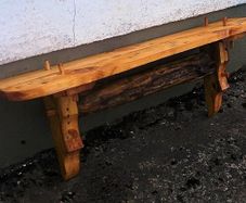 Rustic Stove Mantle / Flat floating shelf