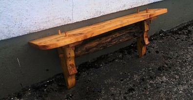 Rustic Stove Mantle / Flat floating shelf