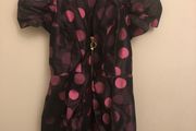 River island pink taffeta dress (size 14)