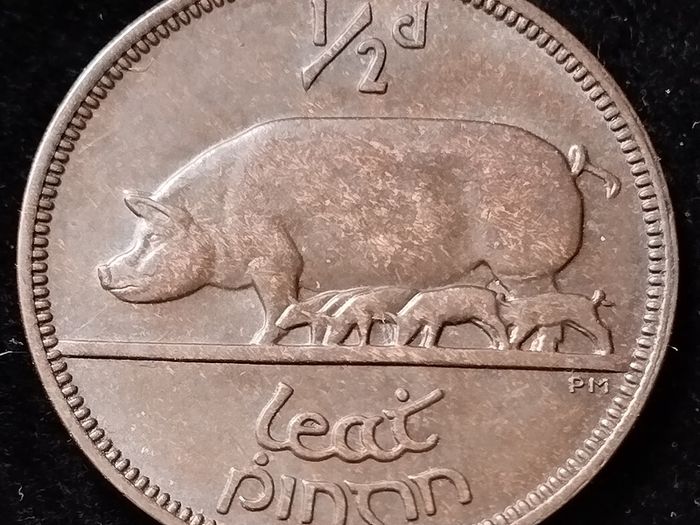 Ireland - 1935 - Half Penny - AU - KM.2 - [889]