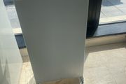 White Commercial Pedal Operated Enclosed Rubbish Bag Holder - Can Deliver
