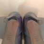 L.K. Bennett London Navy Leather & Croc-Effect Heels - EU 40 Image 6