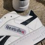 Get New Premium Reebok White Leather Workout Kicks Image 3