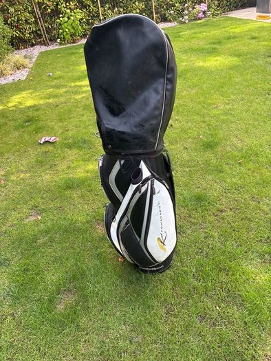 Leather Powerkaddy golf bag
