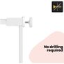 Safety 1st Easy Close Metal 7 cm Baby Safety Gate Extension, White Image 6