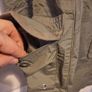 SALE!  Khaki Cargo Trousers with Floral Embroidery Image 6