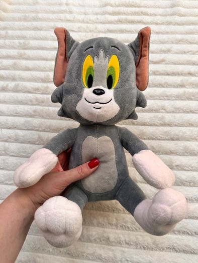 Tom and Jerry Cat approx. 28 cm. Tall Plush Bandai Namco Used Please see photos