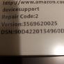 Amazon Kindle in lovely Black leather case, displaying error code 2 Image 9