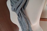 Avoca Grey Lambswool Scarf