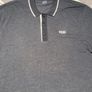 Diesel Mens Short Sleeve Dark Grey Polo Tee Shirt Size Large Image 2