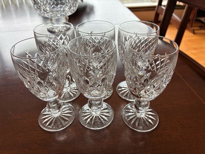 Waterford Crystal Glasses x6