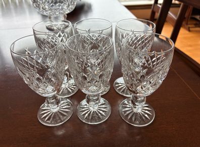 Waterford Crystal Glasses x6
