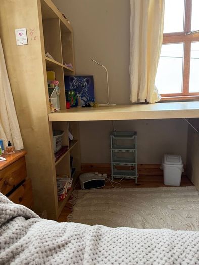 Desk with Shelving unit