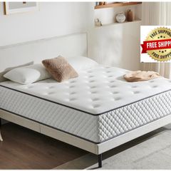 Small Double Mattress | 7-Zone Hybrid Pocket Spring Medium-Firm Bed Mattress