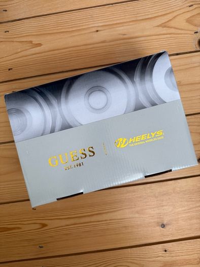 Black and Silver Guess Heelys - Size 13