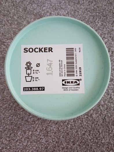 Mint Colour Decor Set Lantern, Bucket And 2 Flower Pots