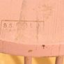 4 vintage wooden kitchen chairs pink Image 5