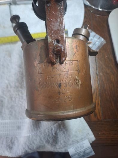 Vintage brass blow torch