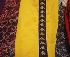 kappa old school yellow jogs male/female