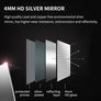 600x500mm Bathroom Mirror With Lights, Horizontal Vertical/Sensor Switch LED Illuminated Bath Vanity Wall-Mounted Mirrors (FREE POSTAGE) Image 4