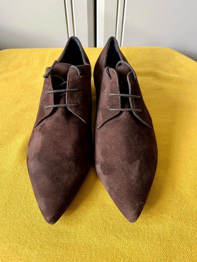 Premoli  lace up suede flats 8/41