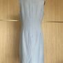 Blue Linen Blend Shift Dress Image 2