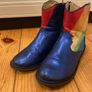 Next irisdecent rainbow cowboy boots size 12 Image 3