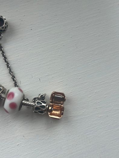 Pandora Silver Womens Bracelet with 13 charms