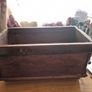 Antique Singer Sowing Machine Coffin Top Image 6