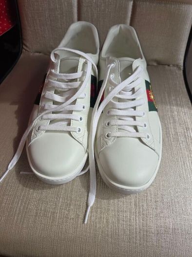 Gucci Ace leather trainers UK 8