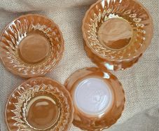 Vintage MCM Anchor Hocking  Fire King dessert bowls x6