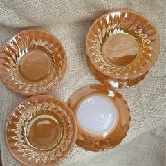 Vintage MCM Anchor Hocking  Fire King dessert bowls x6