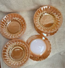 Vintage MCM Anchor Hocking  Fire King dessert bowls x6