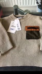 Boys BNWT Zara jumper 12/18 mths