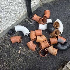 110mm Drainage Pipe Fittings, Job Lot