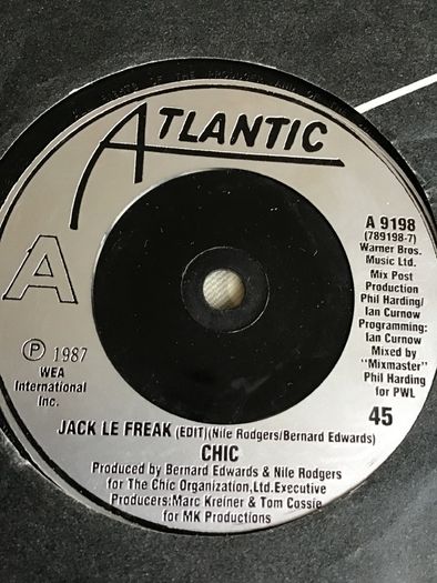 CHIC vinyl single - Jack Le Freak