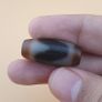Vintage Himalayan Tibetan 2 Eyes & ZigZag Pattern Agate Bead Lot Of 4 Image 8