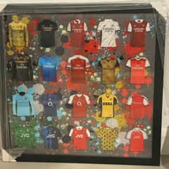Arsenal FC Shirt History Wall Art Framed