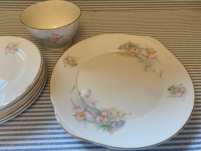 Bone china set - 1930's